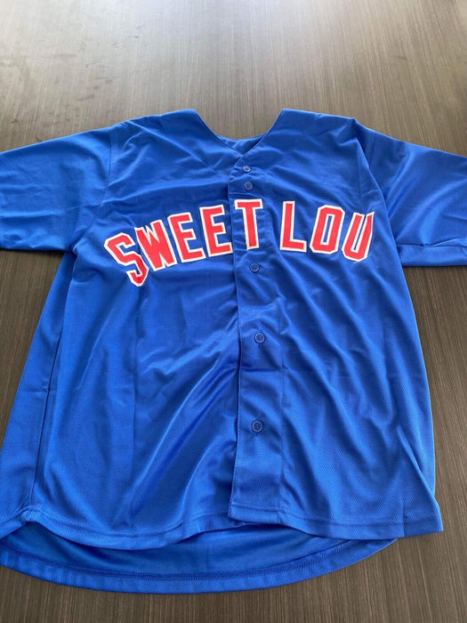 Lou Piniella Chicago Cubs Autographed Custom Jersey JSA