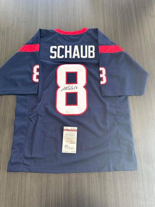 Matt Schaub Houston Texans Autographed Custom Jersey JSA