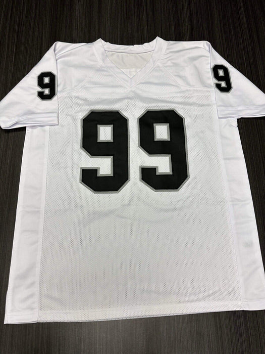 Warren Sapp Oakland Raiders Autographed Custom Jersey Beckett Inscribed