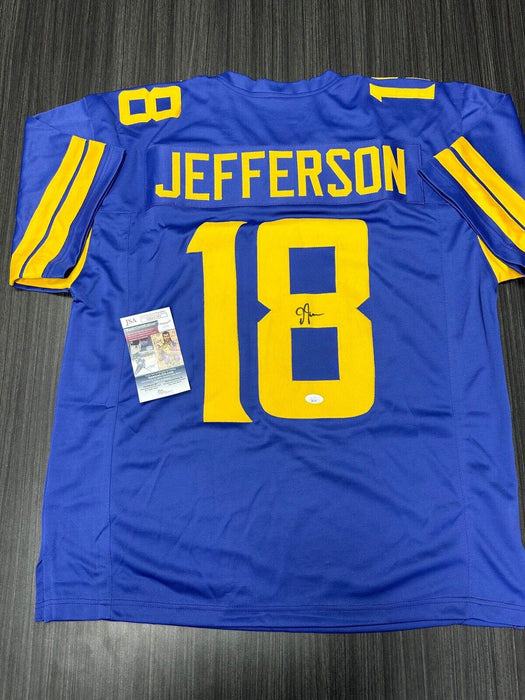 Justin Jefferson Minnesota Vikings Autographed Custom Jersey JSA