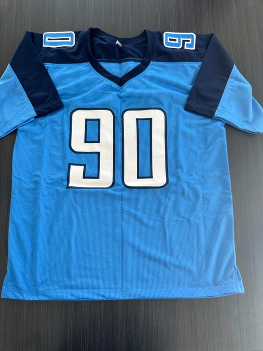 Jevon Kearse Tennessee Titans Autographed Custom Jersey Beckett