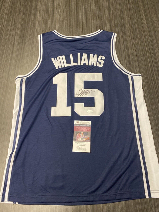 Mark Williams Duke Blue Devils Autographed Custom Jersey JSA