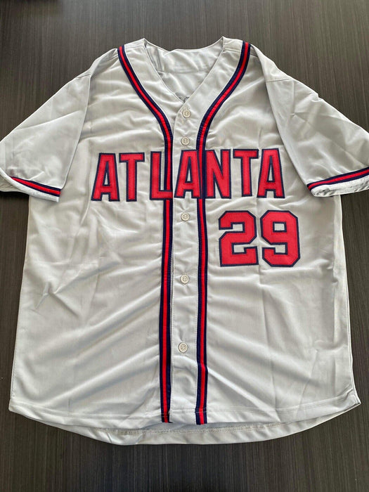 John Smoltz Atlanta Braves Autographed Custom Jersey Beckett