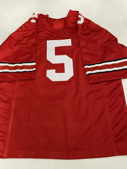 Garrett Wilson Ohio State Buckeyes Autographed Custom Jersey Beckett