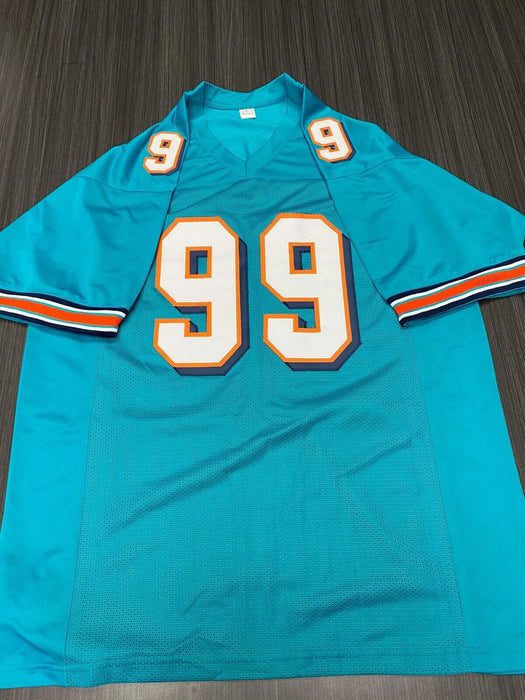 Jason Taylor Miami Dolphins Autographed Custom Jersey JSA