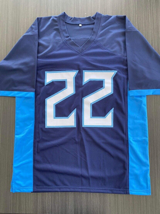 Derrick Henry Tennessee Titans Autographed Custom Jersey Beckett