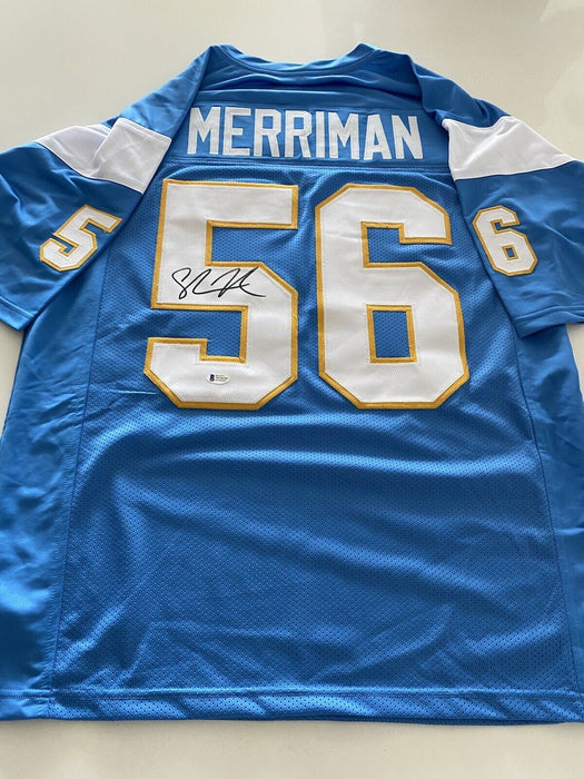 Shawne Merriman Los Angeles Chargers Autographed Custom Jersey Beckett