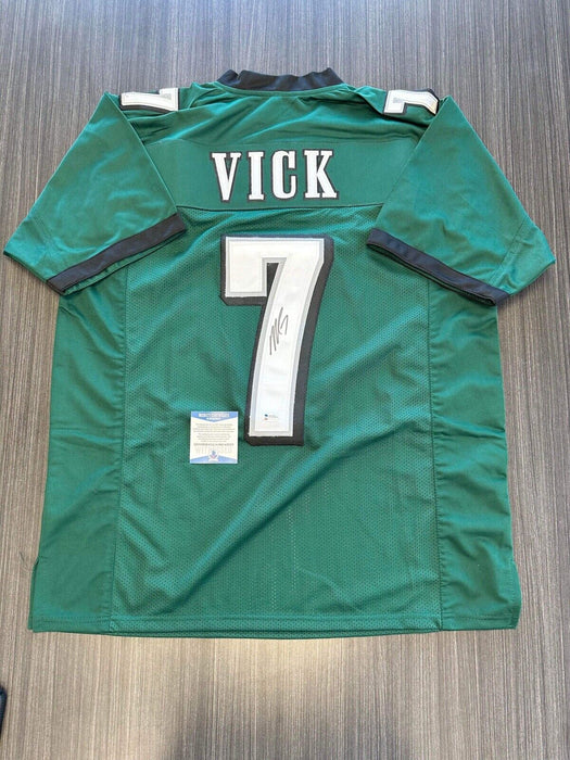 Michael Vick Philadelphia Eagles Autographed Custom Jersey Beckett