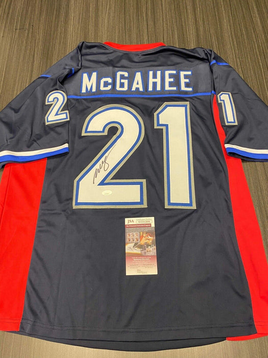 Willis McGahee Buffalo Bills Autographed Custom Jersey JSA