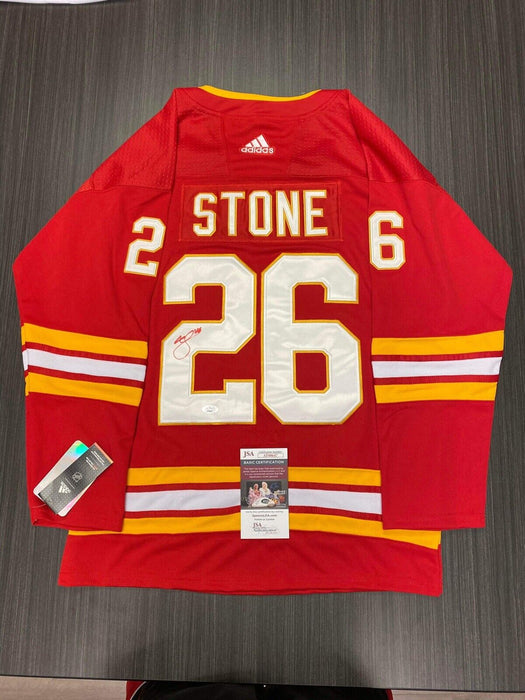 Michael Stone Calgary Flames Autographed Custom Jersey JSA