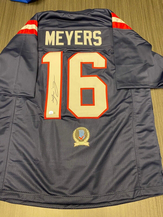 Jakobi Meyers New England Patriots Autographed Custom Jersey Beckett