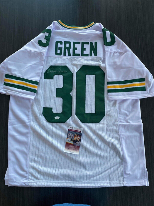 Ahman Green Green Bay Packers Autographed Custom Jersey JSA