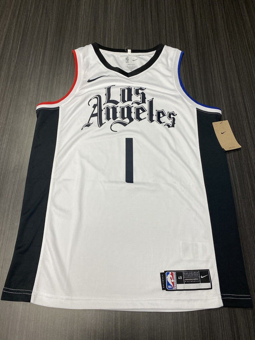 Reggie Jackson Los Angeles Clippers Autographed Custom Jersey JSA