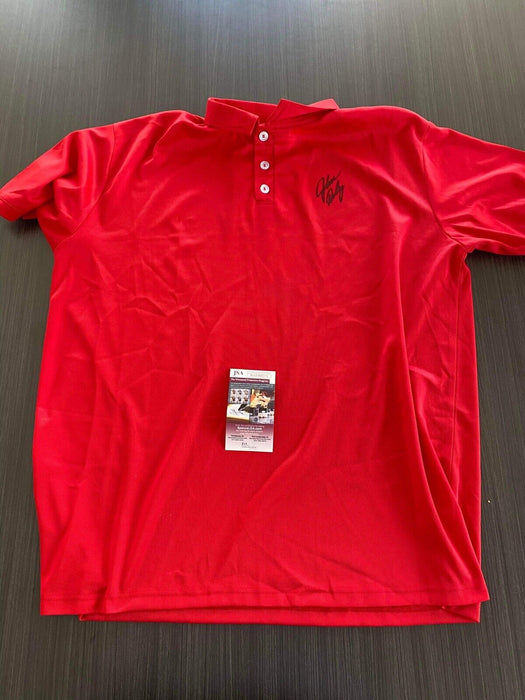 John Daly Autographed Golf Polo Shirt JSA