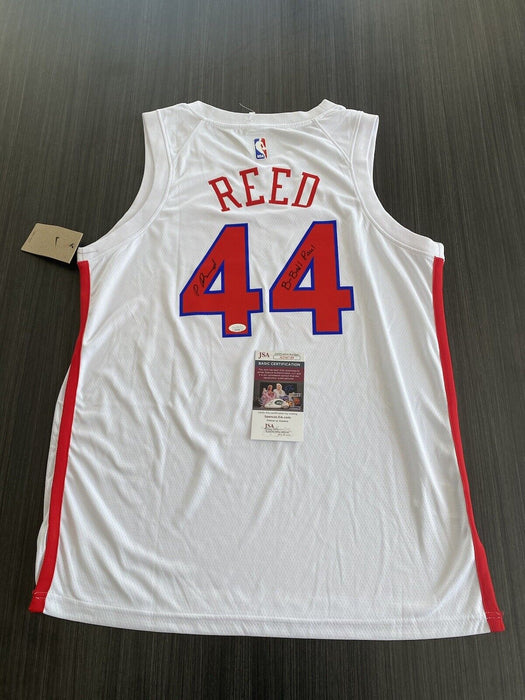 Paul Reed Philadelphia 76ers Autographed Custom Jersey JSA Inscribed