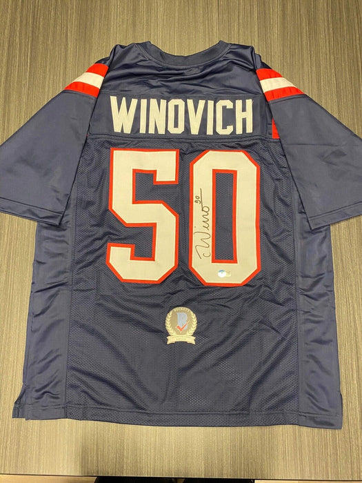 Chase Winovich New England Patriots Autographed Custom Jersey Beckett