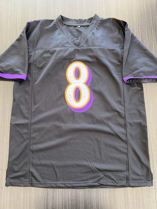 Lamar Jackson Baltimore Ravens Autographed Custom Jersey JSA