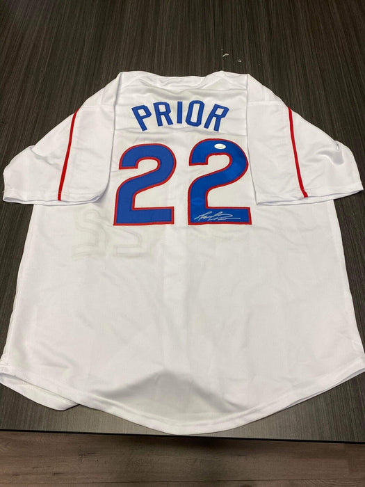 Mark Prior Chicago Cubs Autographed Custom Jersey JSA