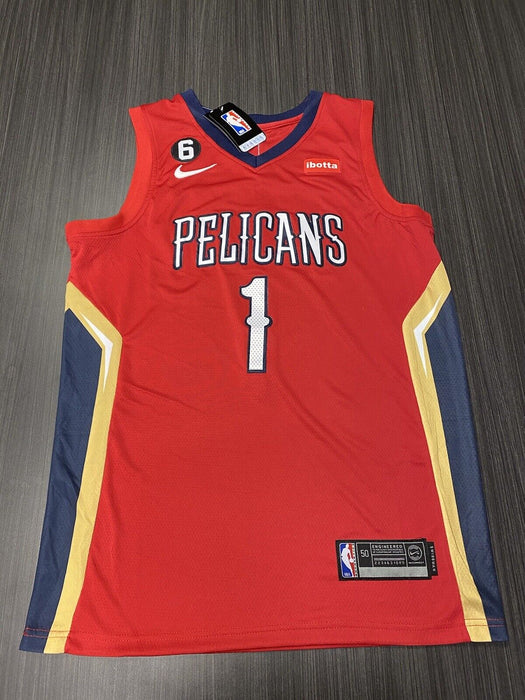 Zion Williamson New Orleans Pelicans Autographed Custom Jersey JSA