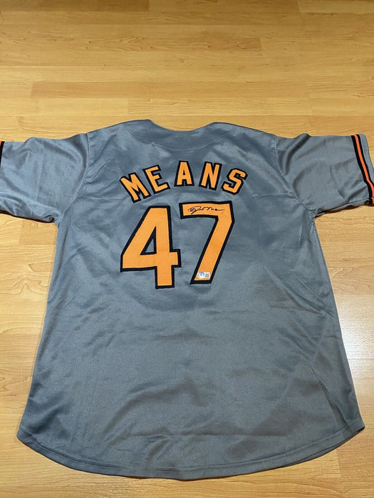 John Means Baltimore Orioles Autographed Custom Jersey Beckett