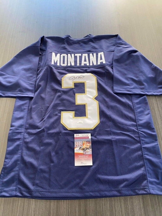 Joe Montana Notre Dame Fighting Irish Autographed Custom Jersey JSA