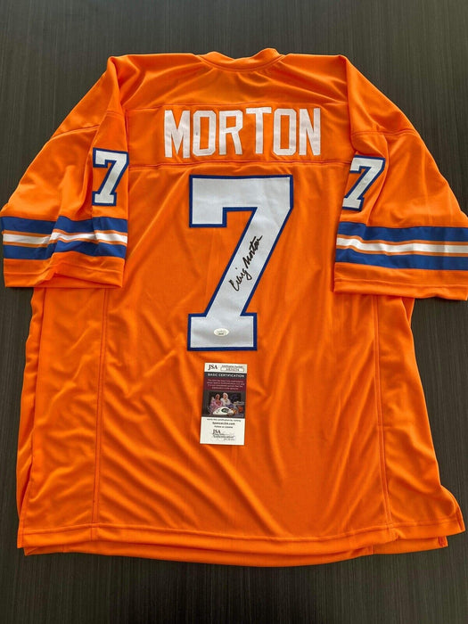 Craig Morton Denver Broncos Autographed Custom Jersey JSA