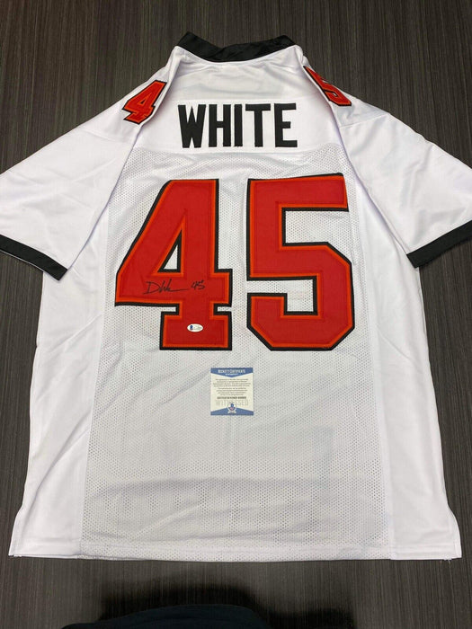 Devin White Tampa Bay Buccaneers Autographed Custom Jersey Beckett