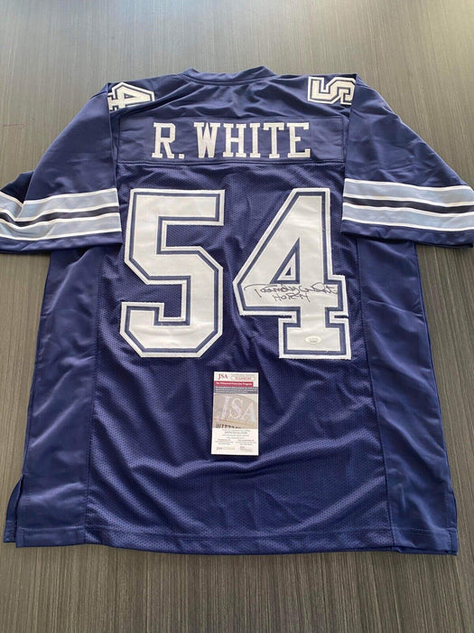 Randy White Dallas Cowboys Autographed Custom Jersey JSA Inscribed