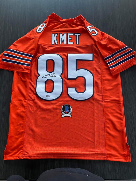 Cole Kmet Chicago Bears Autographed Custom Jersey Beckett