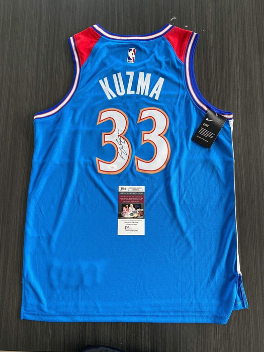 Kyle Kuzma Washington Wizards Autographed Custom Jersey JSA