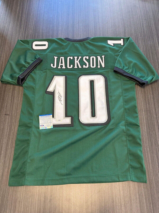 DeSean Jackson Philadelphia Eagles Autographed Custom Jersey PSA