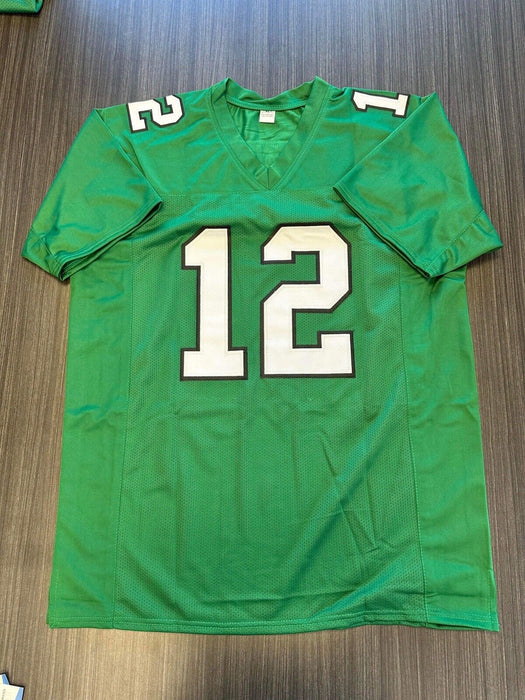 Randall Cunningham Philadelphia Eagles Autographed Custom Jersey Beckett