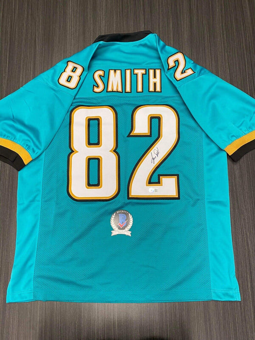 Jimmy Smith Jacksonville Jaguars Autographed Custom Jersey Beckett