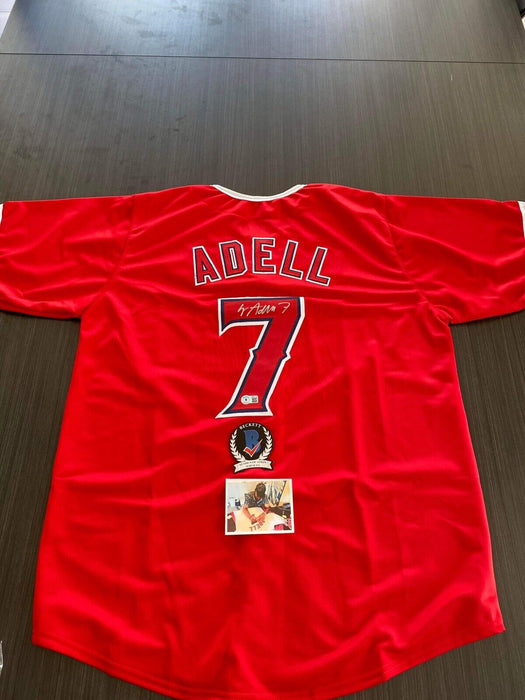 Jo Adell Los Angeles Angels Autographed Custom Jersey Beckett