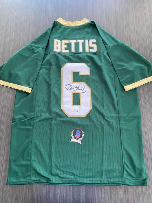 Jerome Bettis Notre Dame Fighting Irish Autographed Custom Jersey Beckett