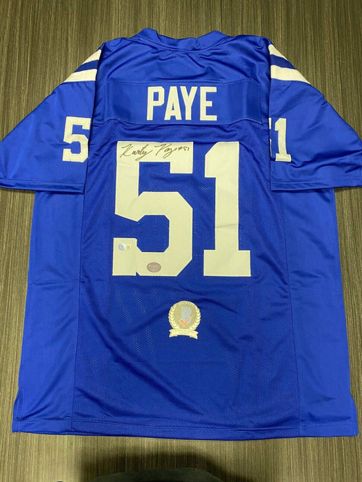 Kwity Paye Indianapolis Colts Autographed Custom Jersey Beckett