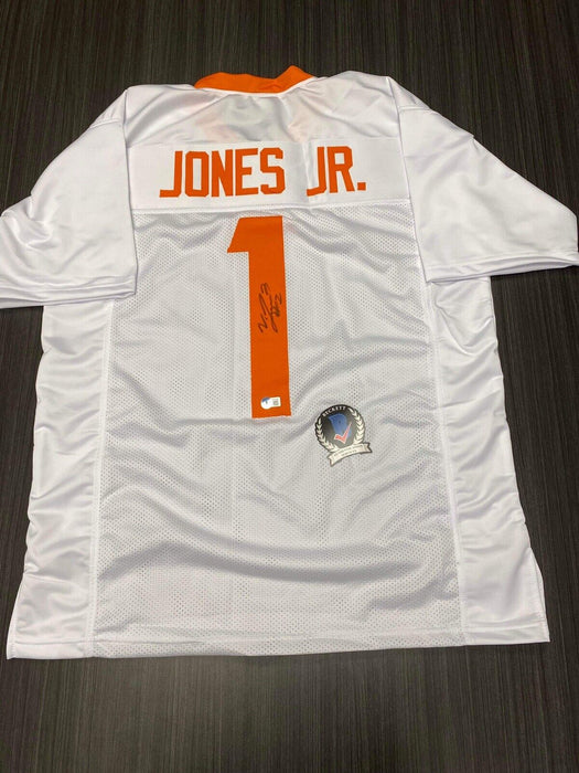 Velus Jones Jr. Tennessee Volunteers Autographed Custom Jersey Beckett