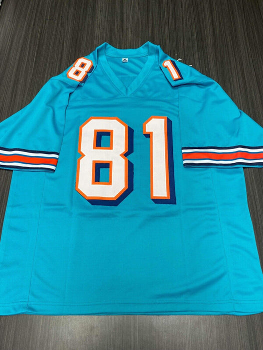 O.J. McDuffie Miami Dolphins Autographed Custom Jersey JSA