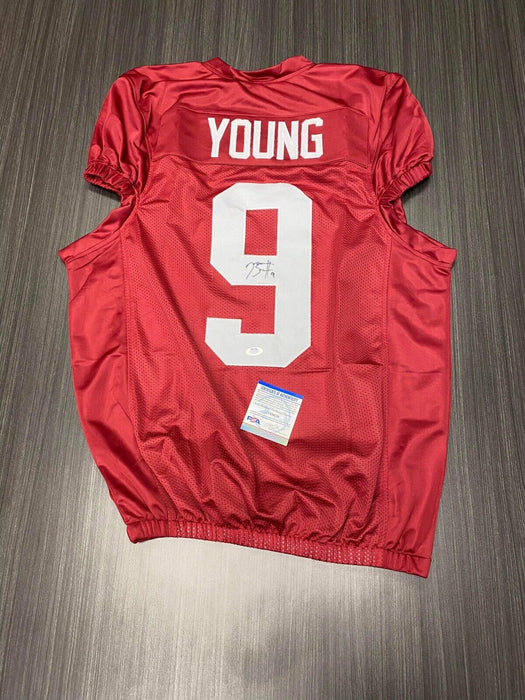 Bryce Young Alabama Crimson Tide Autographed Custom Jersey PSA