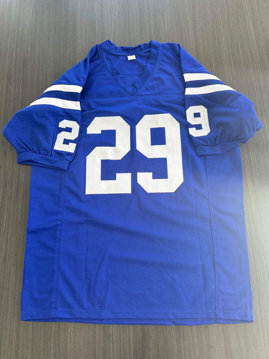 Eric Dickerson Indianapolis Colts Autographed Custom Jersey Beckett Inscribed