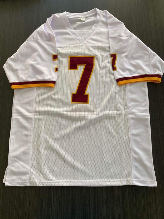 Joe Theismann Washington Redskins Autographed Custom Jersey JSA Inscribed