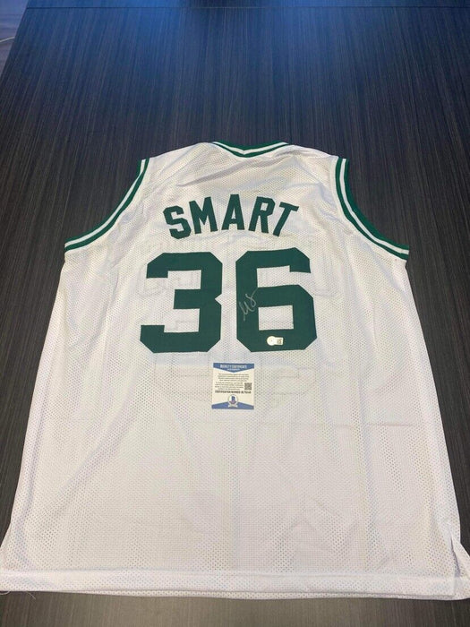 Marcus Smart Boston Celtics Autographed Custom Jersey Beckett