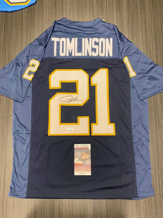 LaDainian Tomlinson San Diego Chargers Autographed Custom Jersey JSA