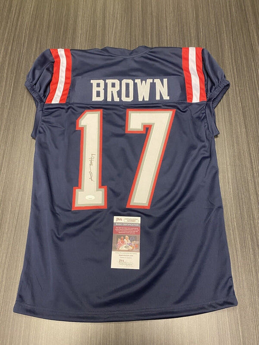 Antonio Brown New England Patriots Autographed Custom Jersey JSA