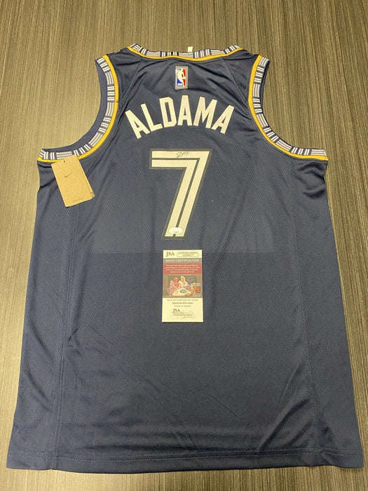 Santi Aldama Memphis Grizzlies Autographed Custom Jersey JSA