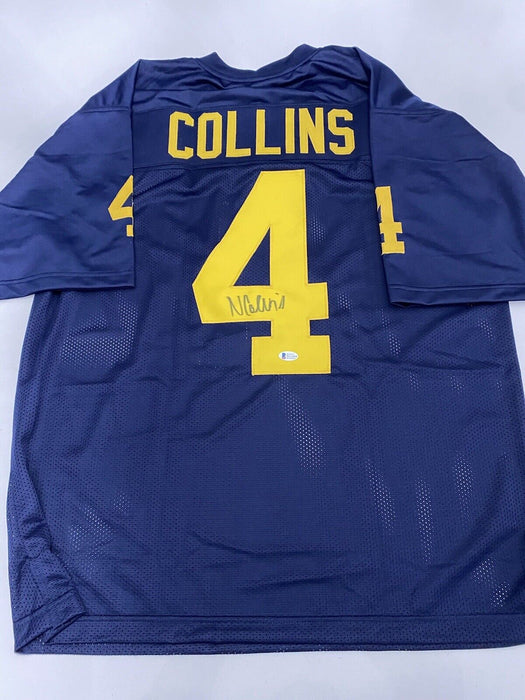 Nico Collins Michigan Wolverines Autographed Custom Jersey Beckett