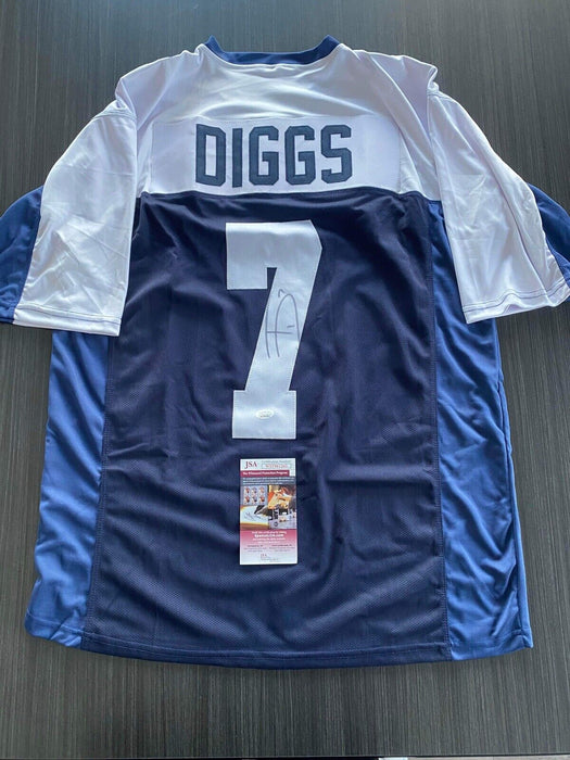 Trevon Diggs Dallas Cowboys Autographed Custom Jersey JSA