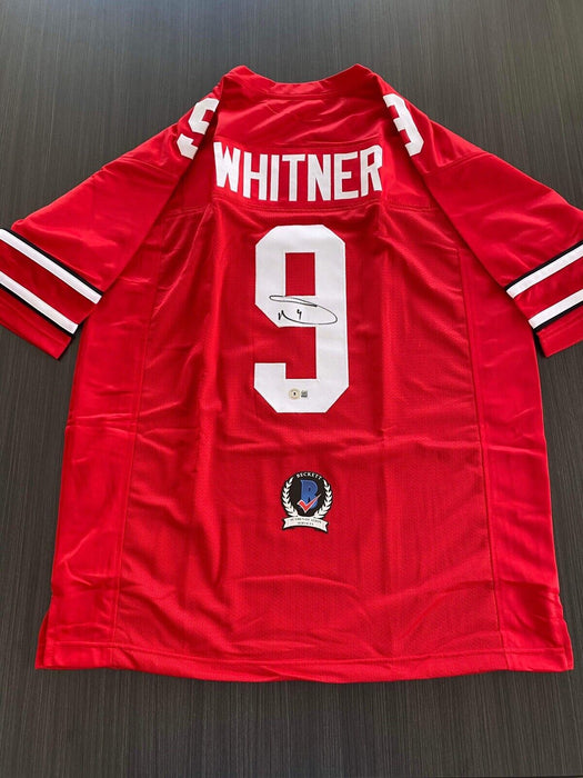 Donte Whitner Ohio State Buckeyes Autographed Custom Jersey Beckett