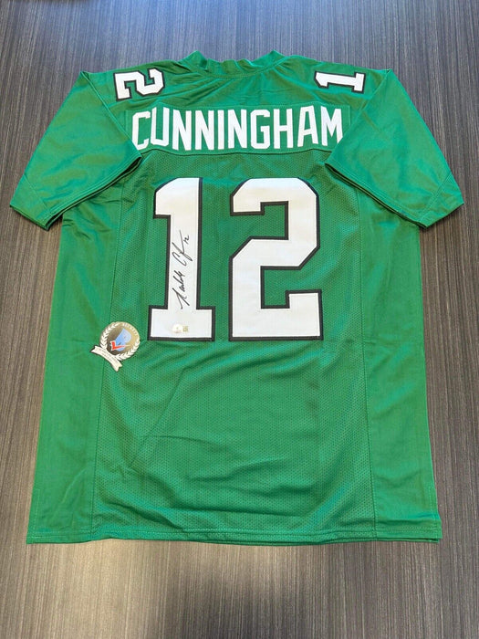 Randall Cunningham Philadelphia Eagles Autographed Custom Jersey Beckett