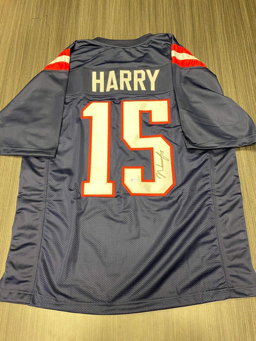 N’Keal Harry New England Patriots Autographed Custom Jersey Beckett